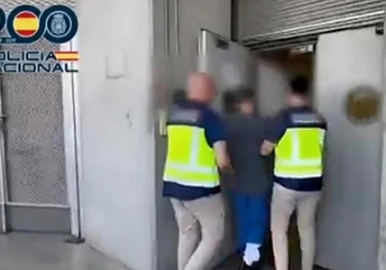 El presunto asesino de la avenida de Pulianas, el pasado 20 de junio en Madrid, donde fue interrogado por el atentado contra Vidal-Quadras