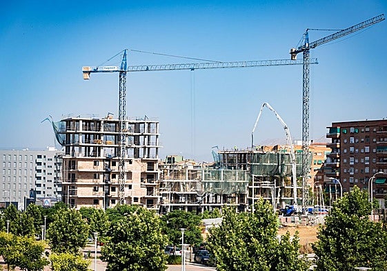 Promociones en construcción en la zona de los oestes.