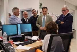 Visita del consejero de justicia, José Antonio Nieto, a los juzgados de Marto
