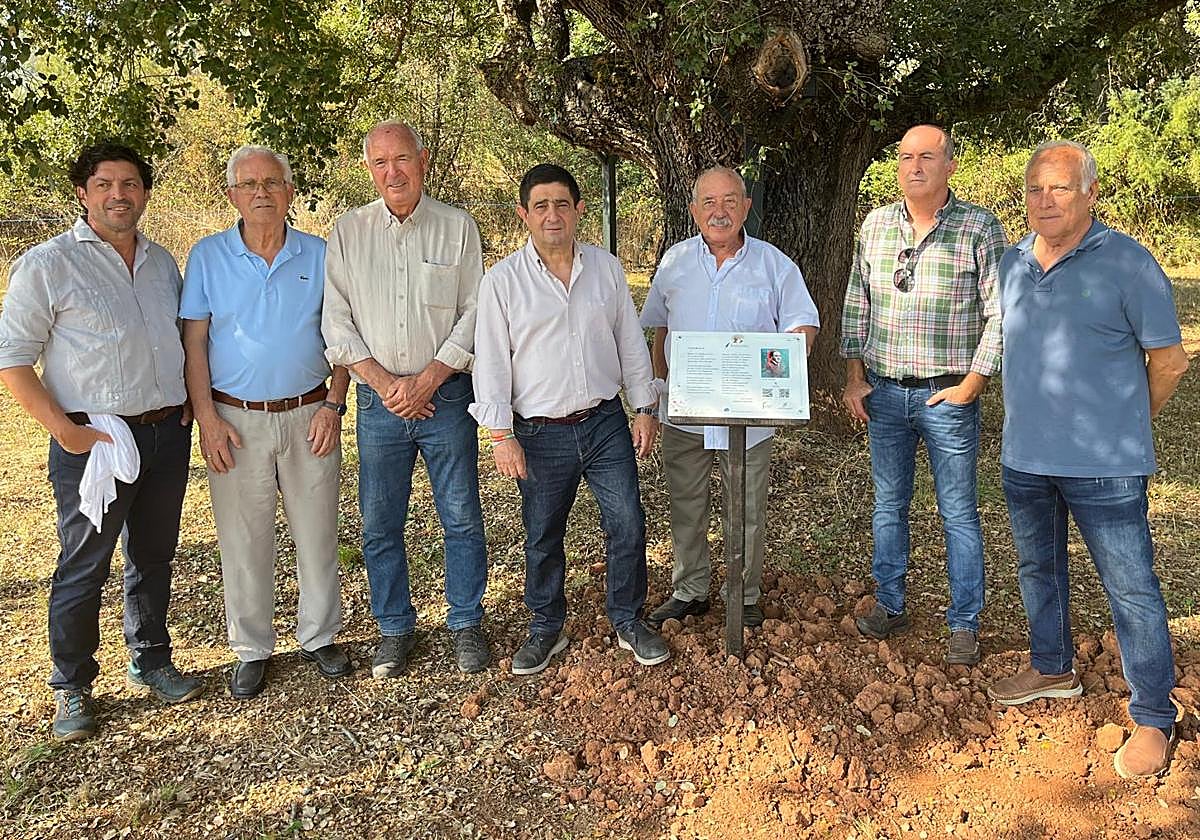Inauguración de la placa de Antonio Machado.