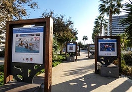Exposición 'Almería 2005' en el Parque de la Estación.