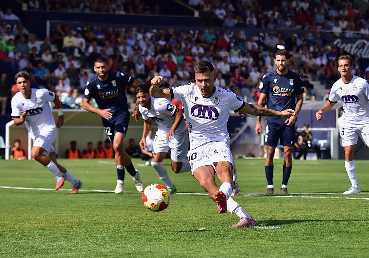 El tanto de penalti de Adri Paz, su primer del curso, en el primer round.