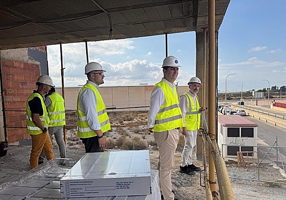 La obra del futuro parque de bomberos de Níjar ya está a más del 50% de ejecución