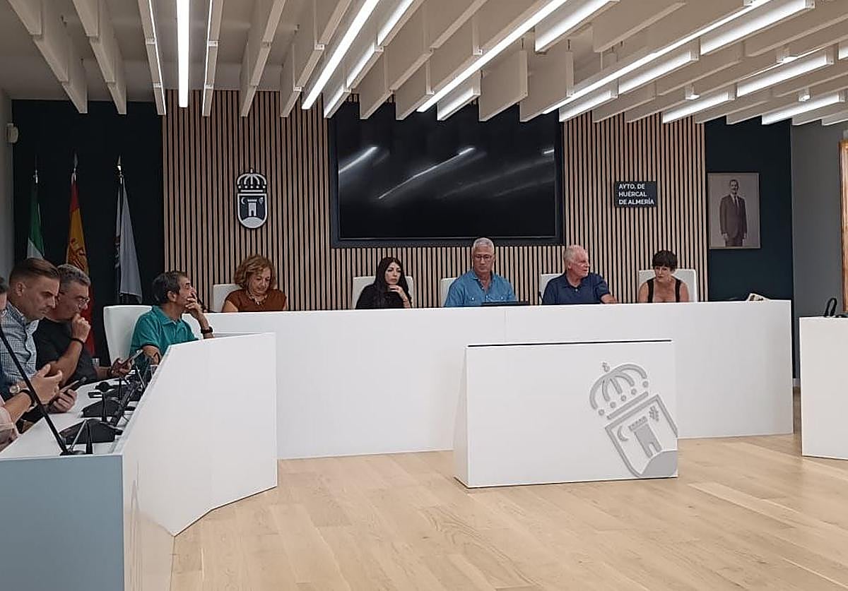Pleno del Ayuntamiento de Huércal de Almería.