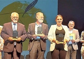 Entrega de los premios en la IV Gala Berjarte.