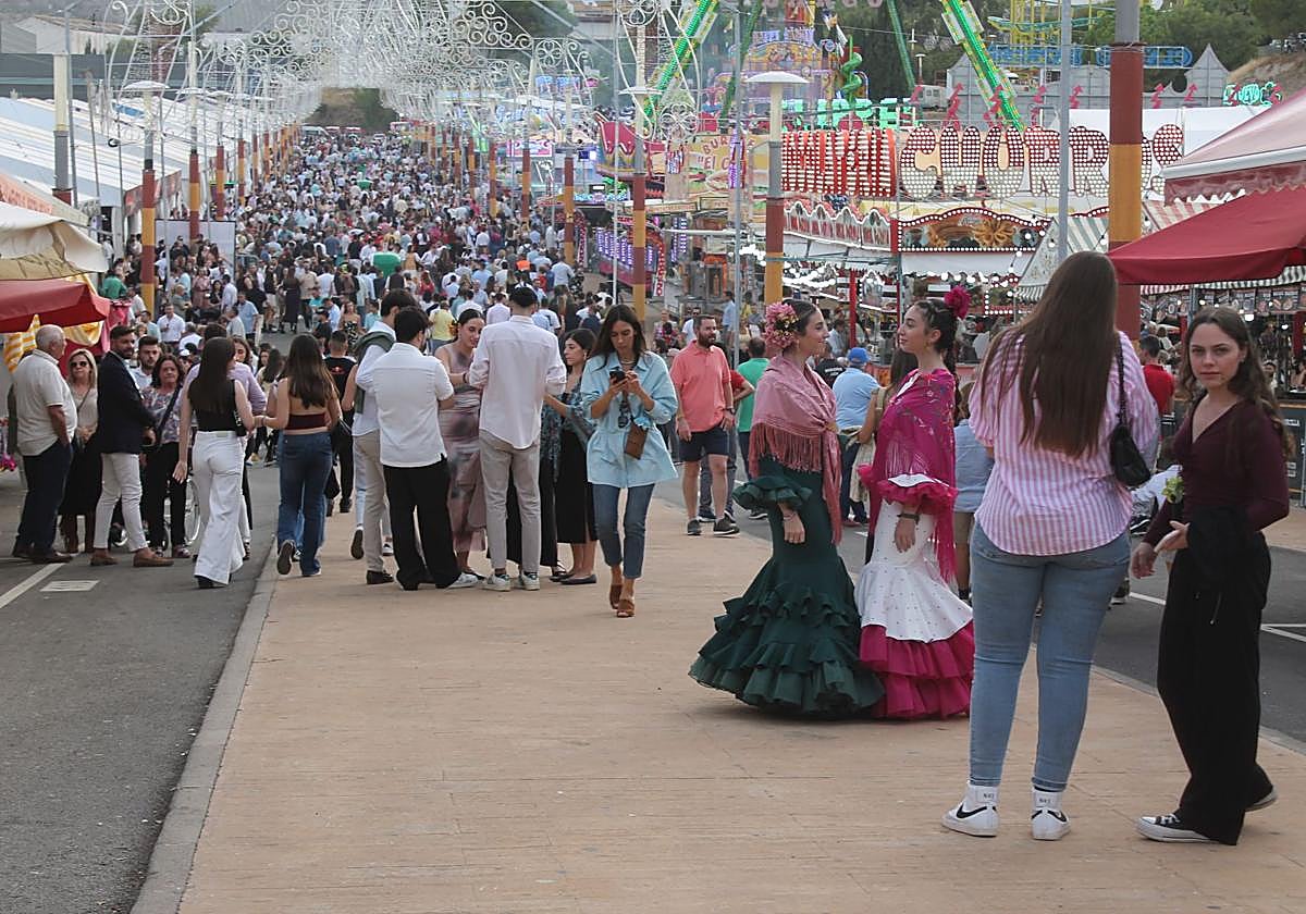 Recinto ferial de Jaén, el 12 de octubre.
