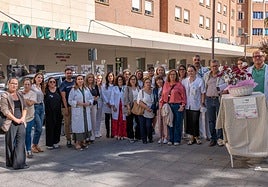 Participantes en el acto con motivo del Día del Duelo Perinatal y Neonatal.