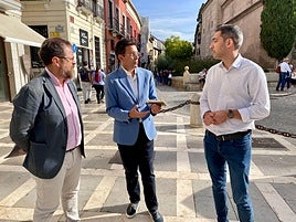 Paco Cuenca junto a Juanjo Ibáñez y Eduardo Castillo