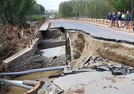 Infraestructuras dañadas por la dana.