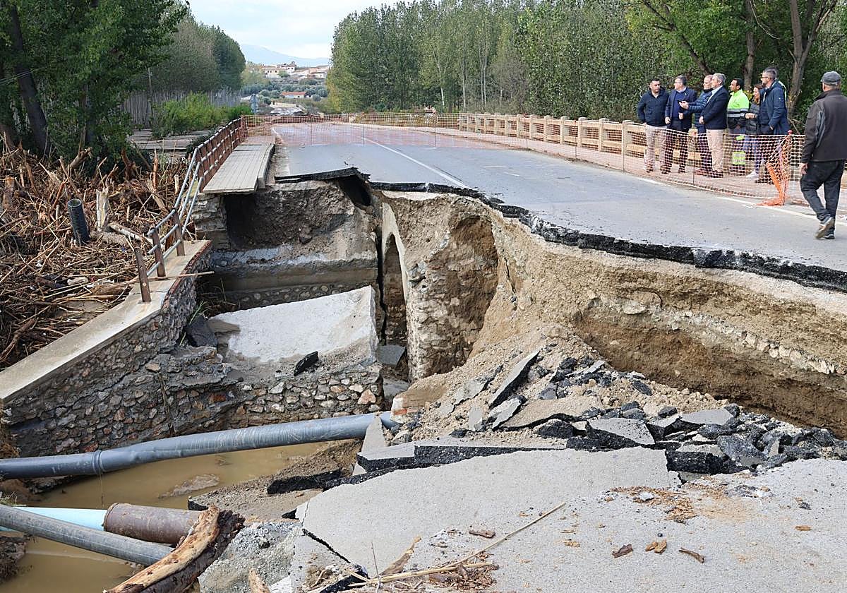 Infraestructuras dañadas por la dana.