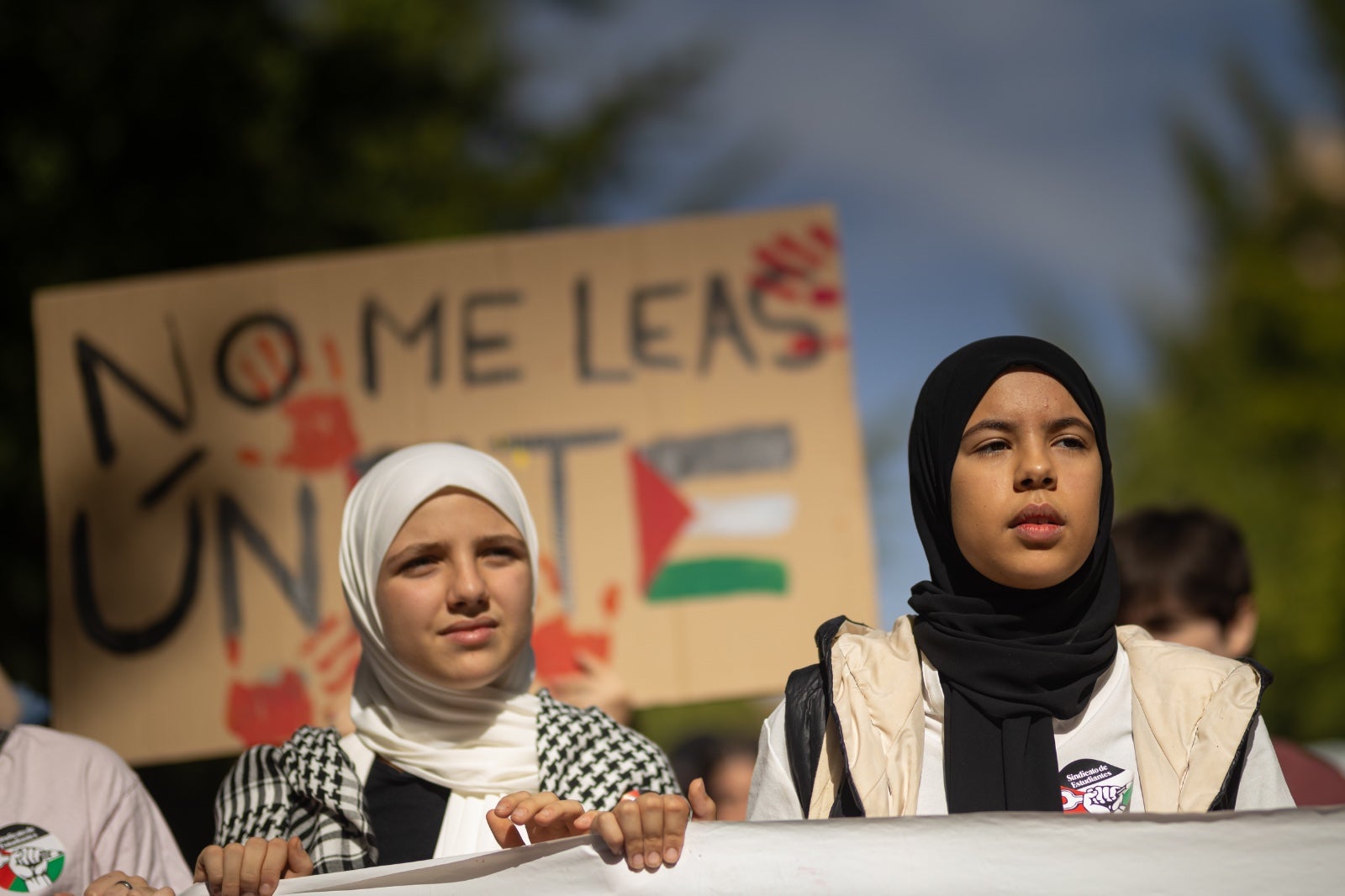 Las imágenes de la manifestación en Granada por Palestina