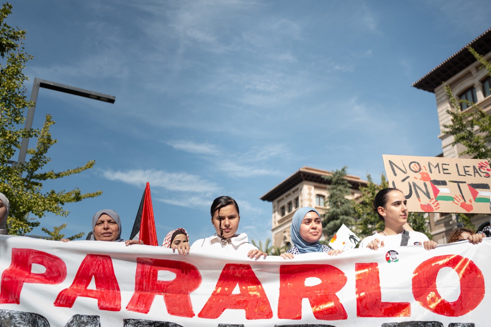 Las imágenes de la manifestación en Granada por Palestina