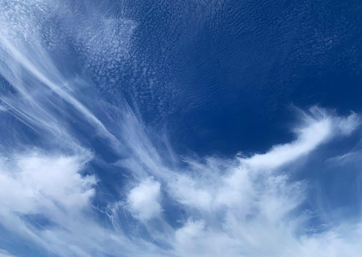 Imagen secundaria 1 - Nubes llamadas mechón de pelo o cola de caballo. 