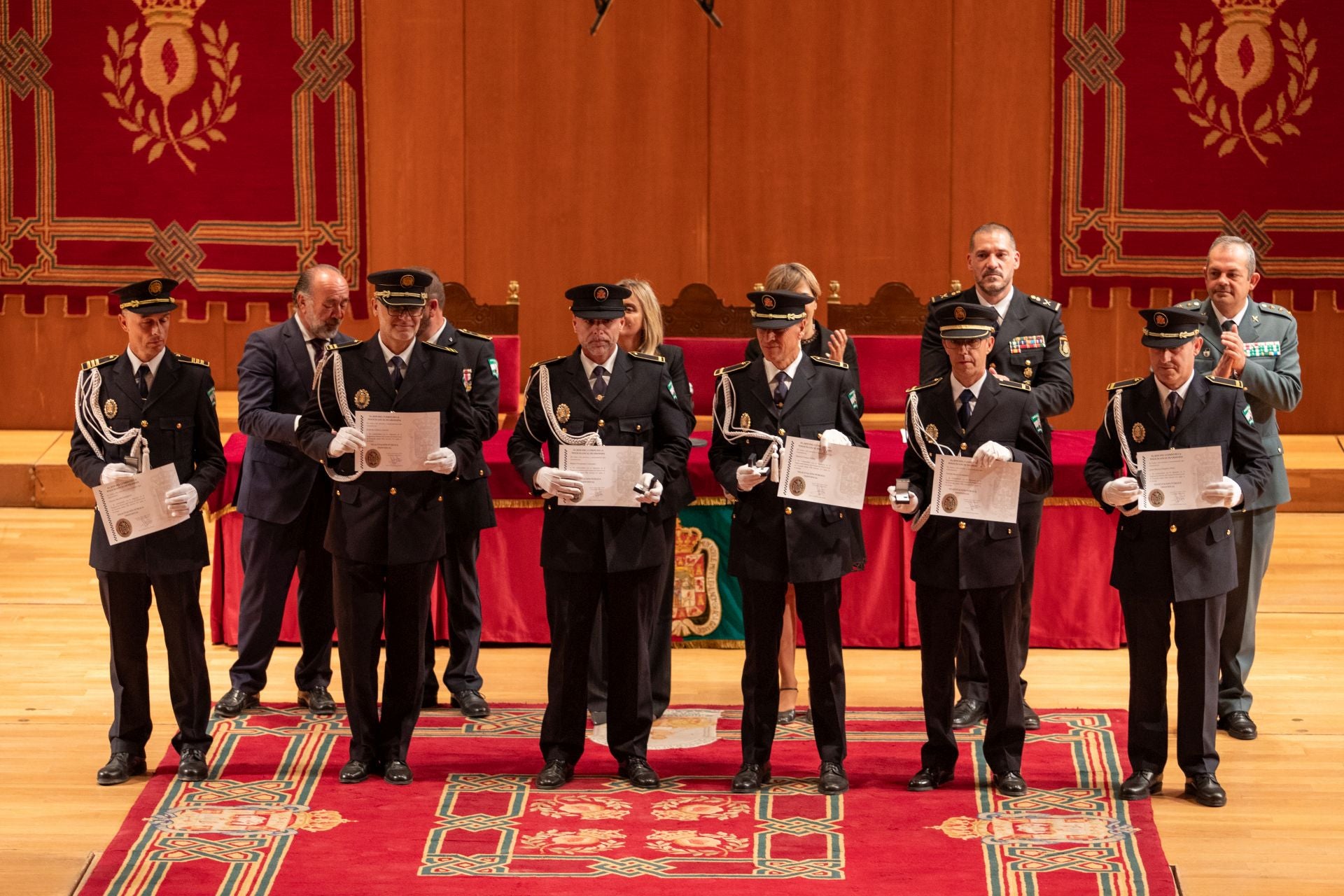Las imágenes de la celebración de la Policía Local por su patrón, el Ángel Custodio