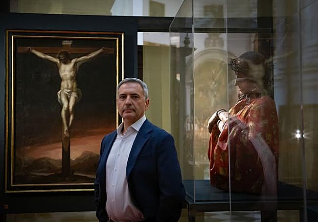 Juan Jesús López-Guadalupe, en la exposición.