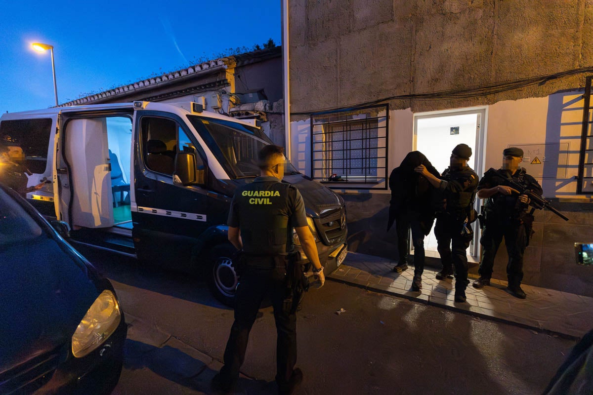 En primera persona: las imágenes de la gran operación antidroga en Granada