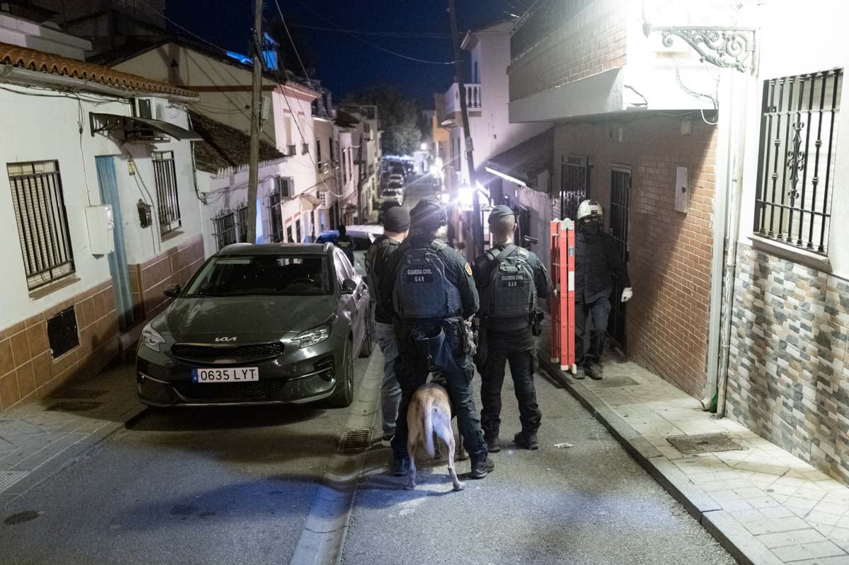 En primera persona: las imágenes de la gran operación antidroga en Granada