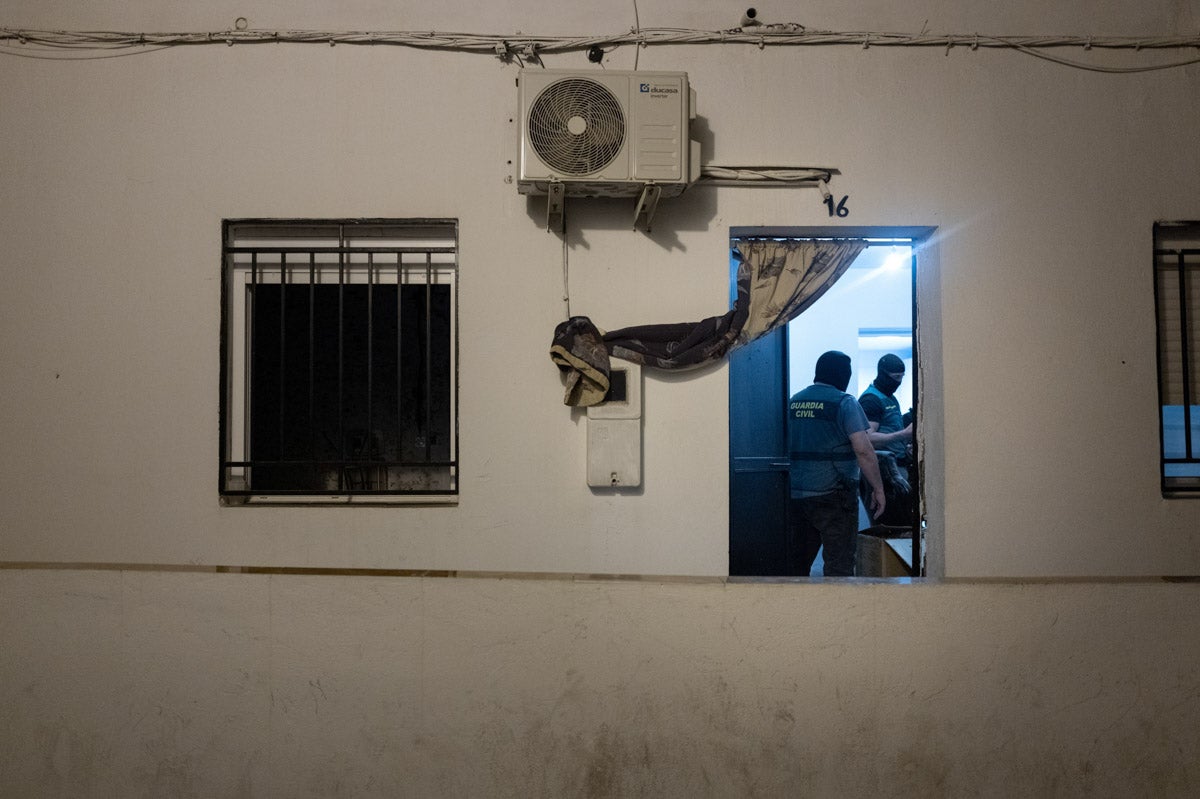 En primera persona: las imágenes de la gran operación antidroga en Granada