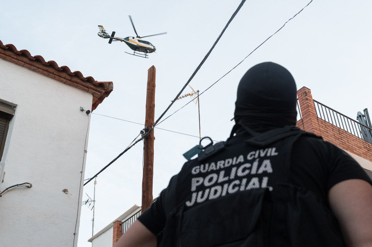 En primera persona: las imágenes de la gran operación antidroga en Granada