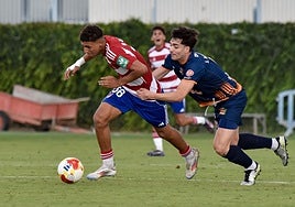 Rayan Zinebi, en el choque ante el Torredonjimeno.