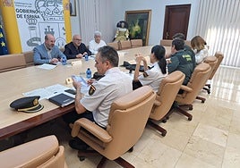 Reunión mantenida en la Subdelegación del Gobierno de España en Jaén.