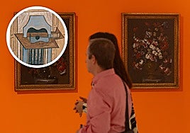 El cuadro formaba parte de una exposición que aún se puede visitar en el museo.