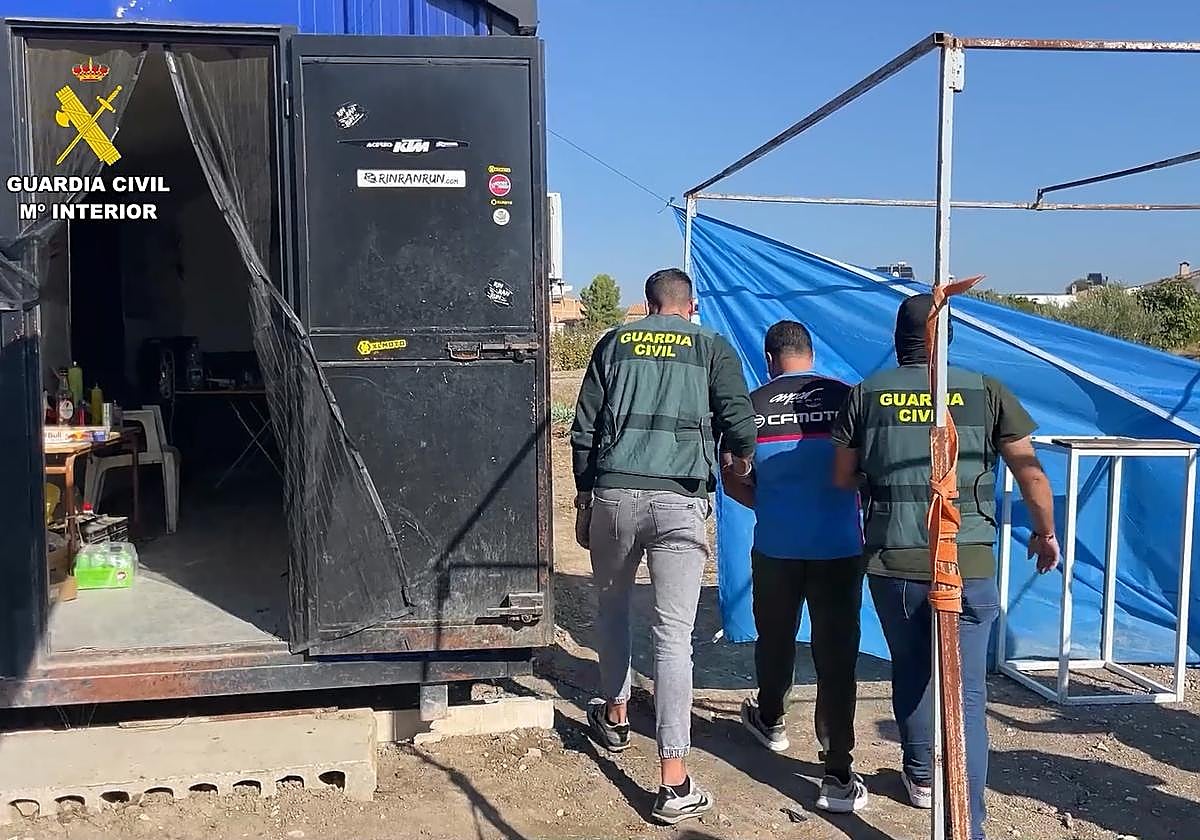 Momento de la detención.