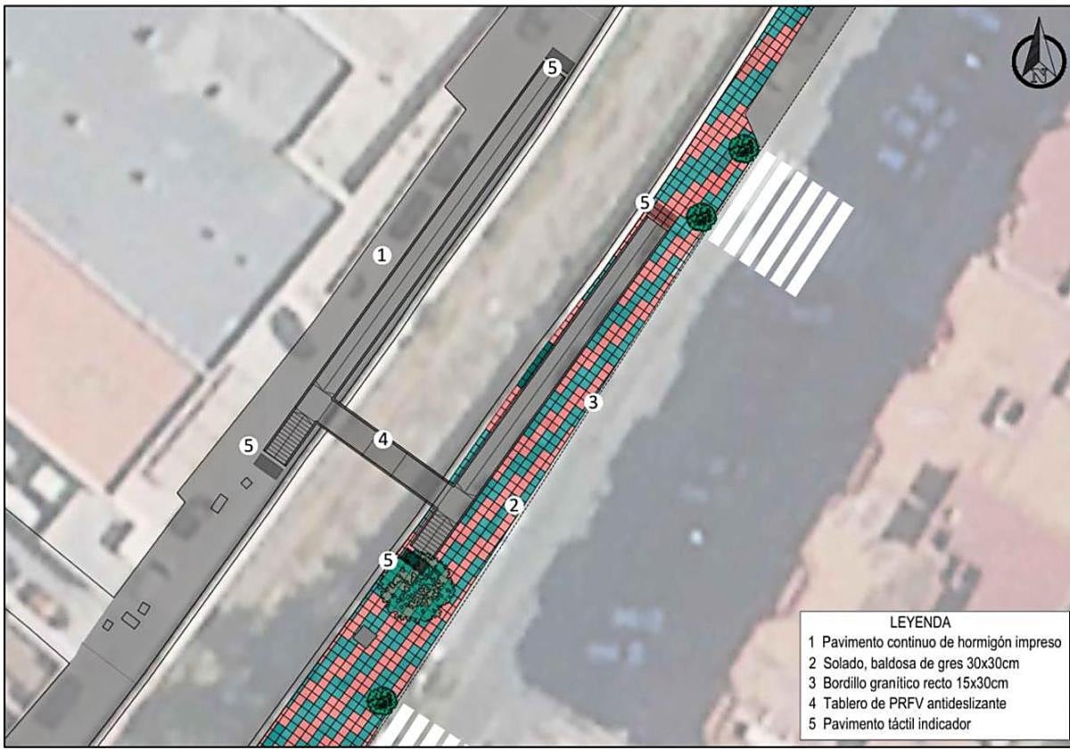 Sale a licitación la construcción de la pasarela sobre río Seco que conectará las calles Guadix y Juan Roig
