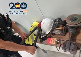Descubren a dos supuestos operarios robando cobre en Granada
