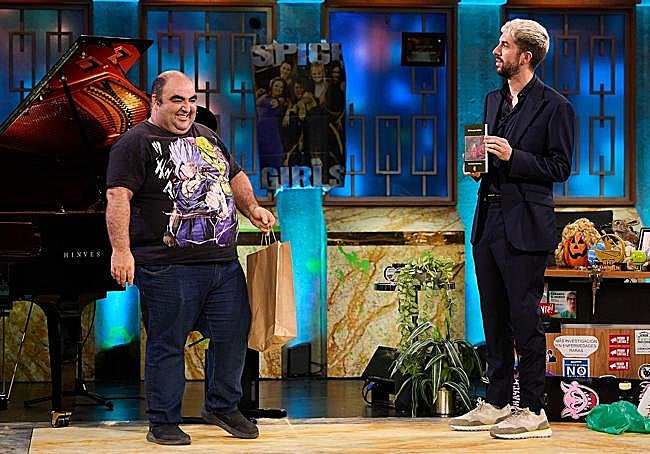 Custodio y Davi Broncano, en 'La revuelta'.