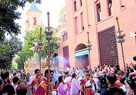 La imagen de San Rafael, en San Juan de Dios.