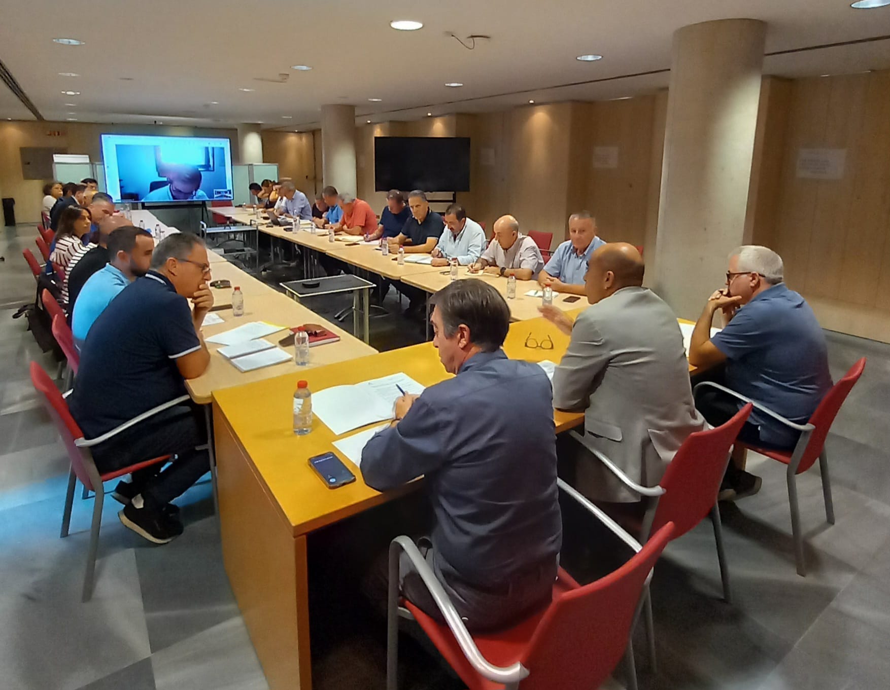 Momento de la reunión del Grupo Técnico de Expertos en Sanidad Vegetal.