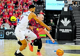 Rousselle apechugó mucho tiempo en pista.