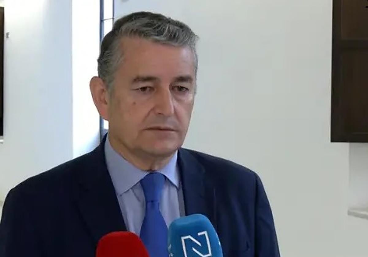 El consejero de Salud, Antonio Sanz.