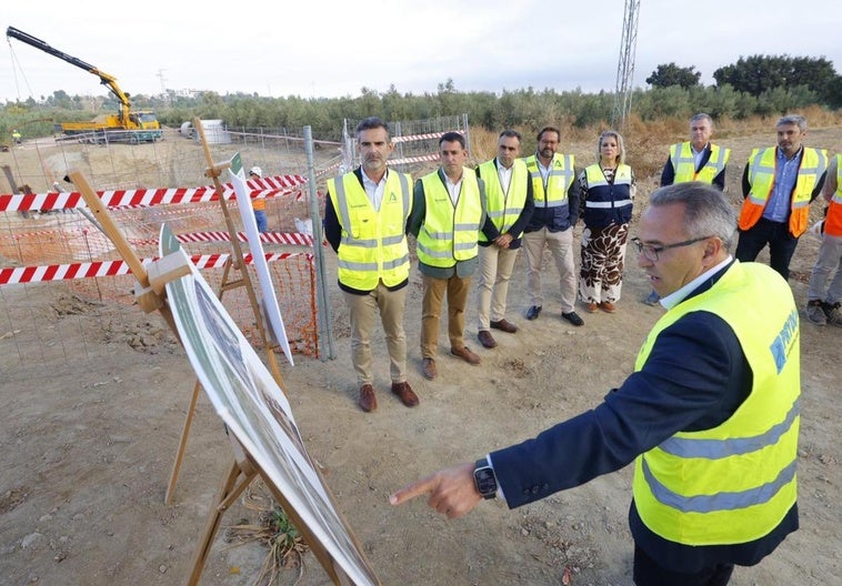 Las obras que agrupan vertidos de cuatro municipios granadinos para su depuración en la EDAR Los Vados están al 90%