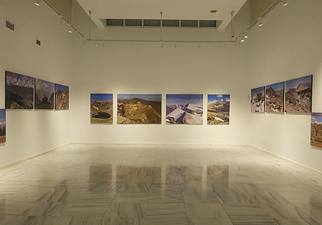 Las visiones de la sierra y sus detalles, en una de las salas del Instituto.