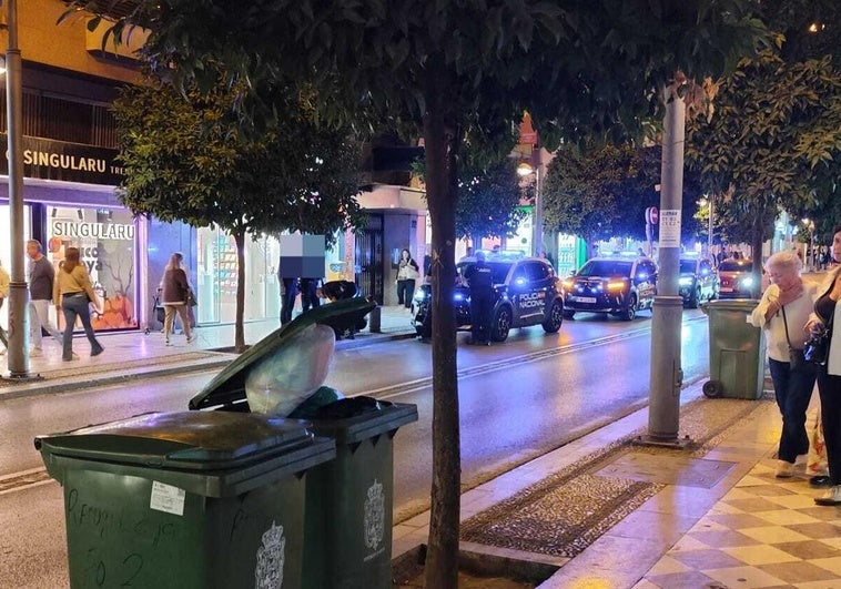 Expectación por la detención de un delincuente con 65 antecedentes en el centro de Granada