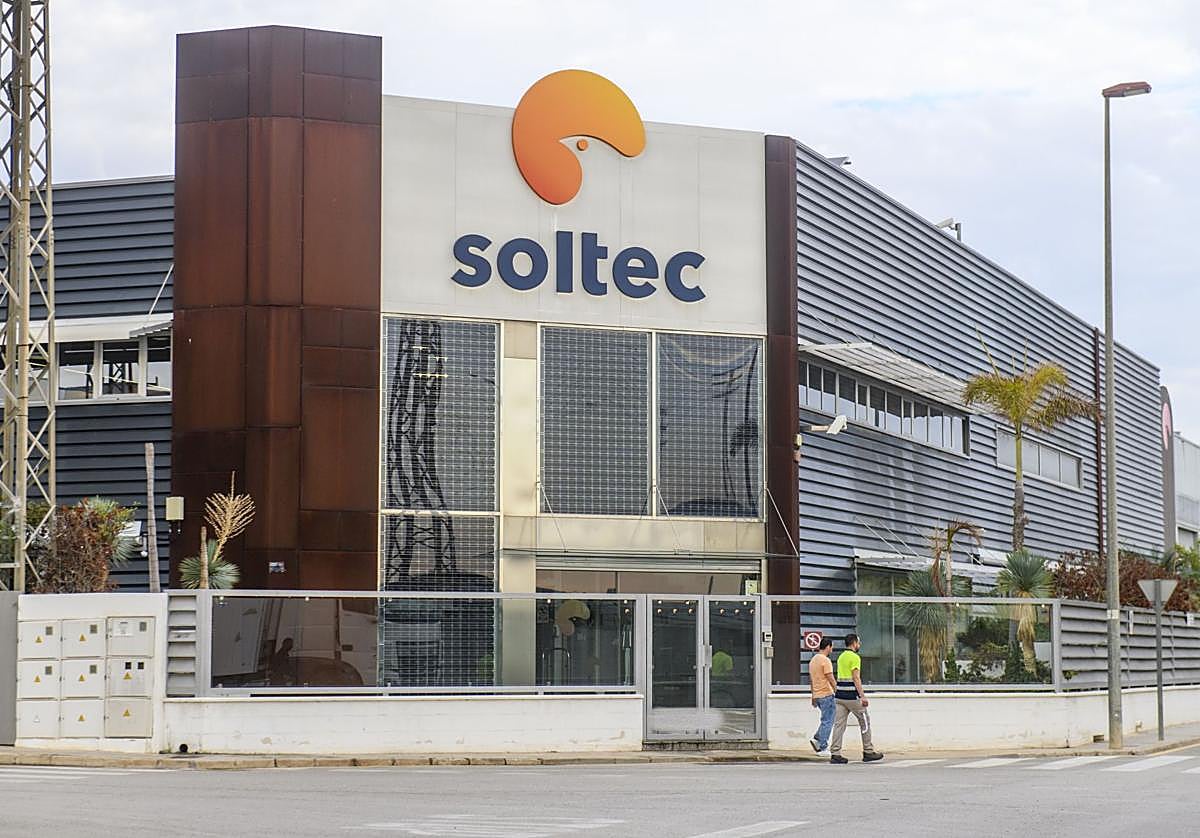 La sede de la empresa de energía renovable.