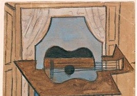 'Naturaleza muerta con guitarra', cuadro de Picasso que había desaparecido.