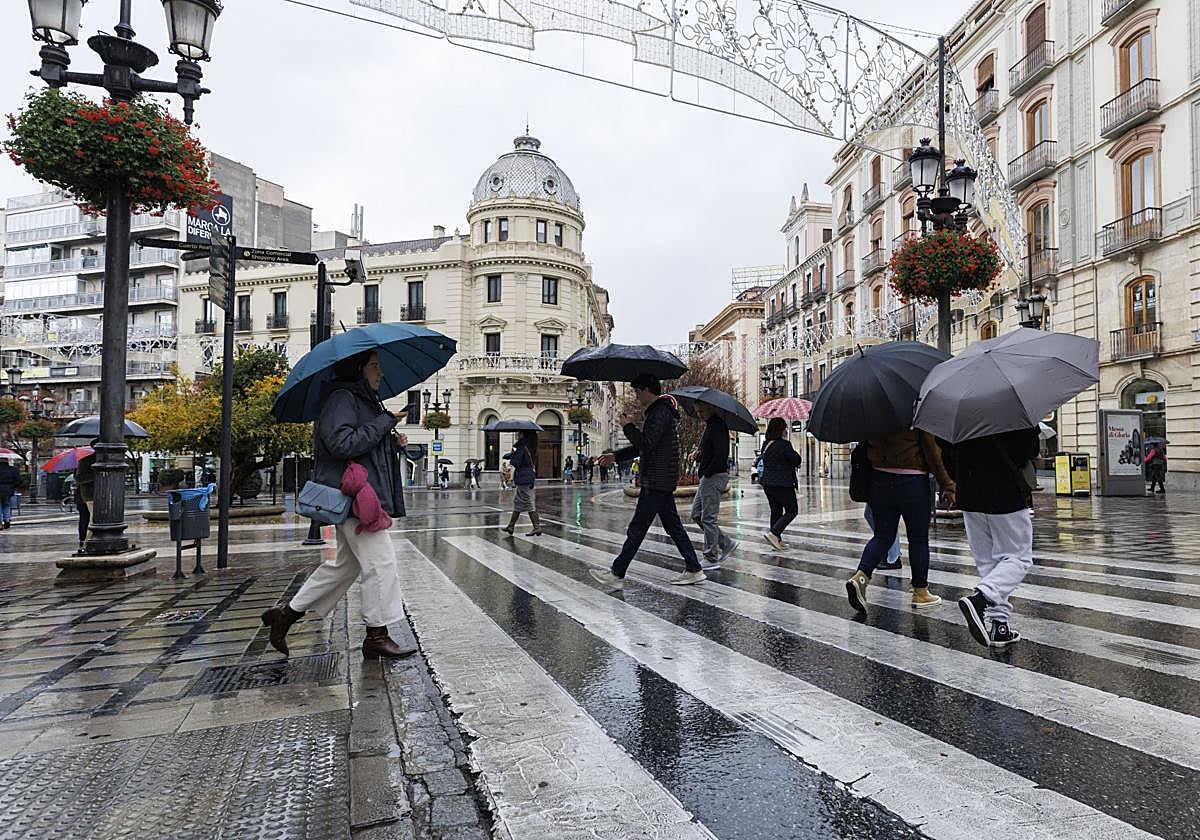 Lluvia en Andalucia.