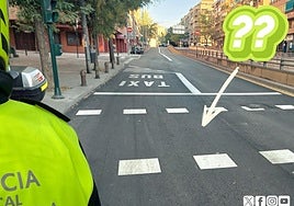 La Policía aclara para qué sirve una de las señales de tráfico de Granada más raras