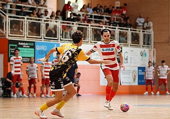 Ataque del Sima Granada contra el Rosales en el pabellón Núñez Blanca.