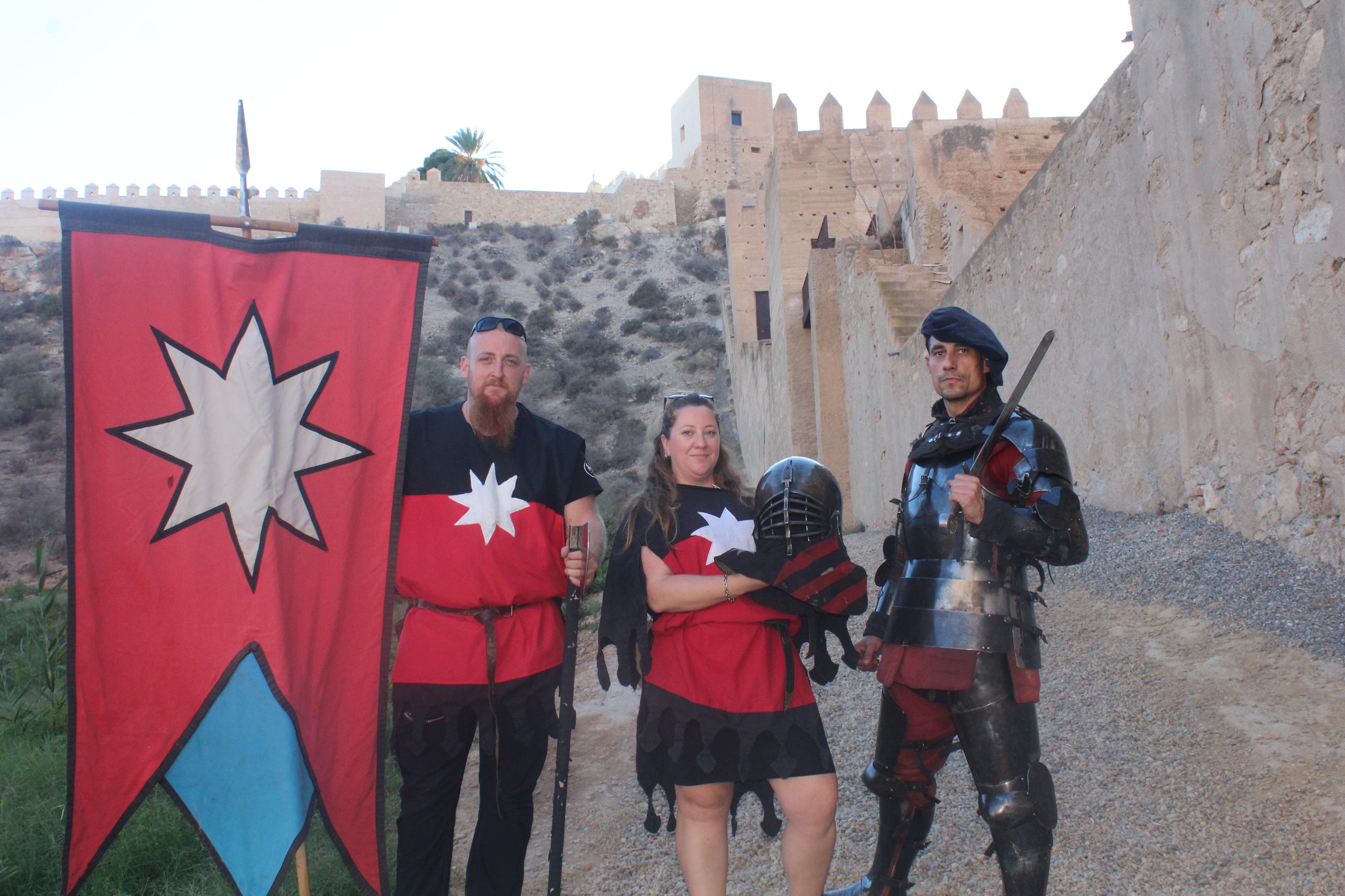 La entrevista a Miguel Ángel Gómez, luchador medieval, en imágenes