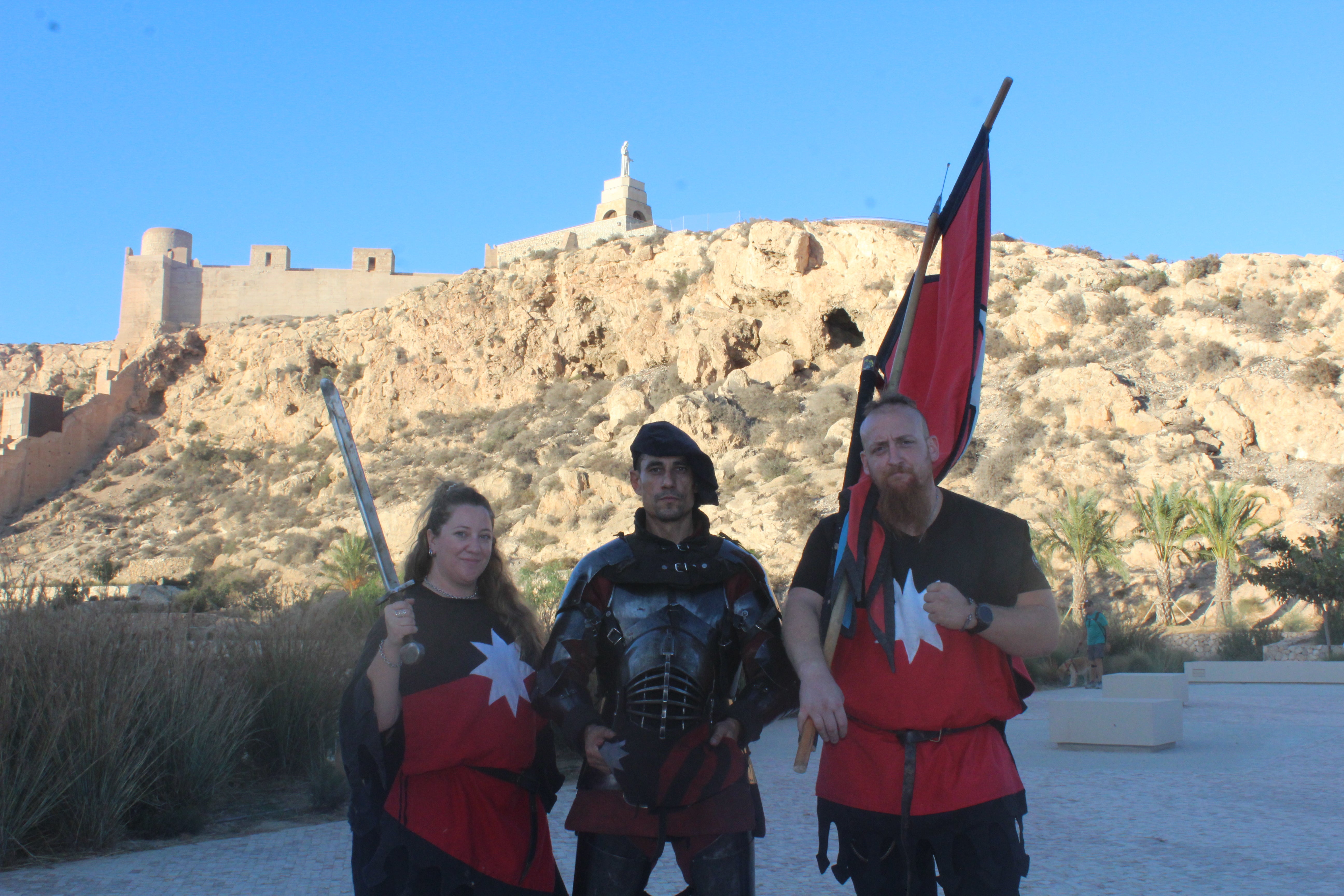 La entrevista a Miguel Ángel Gómez, luchador medieval, en imágenes