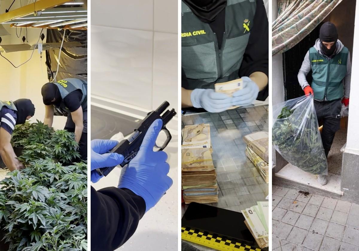La industria criminal de la 'maría' en Granada cambia su estructura