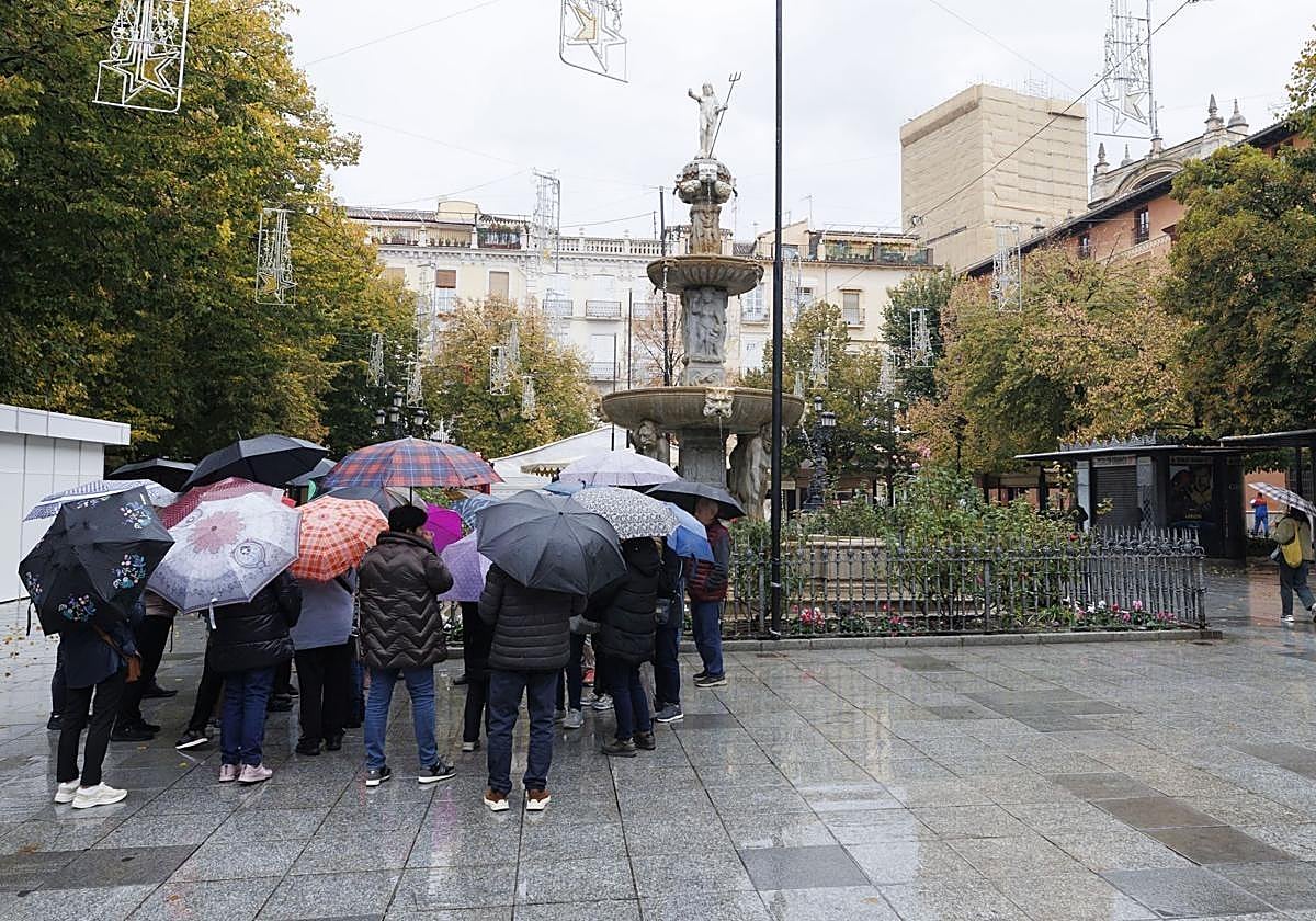 Granada y su provincia recibirá lluvias este lunes.