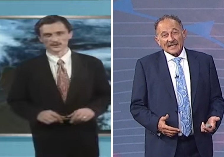 El primer presentador del tiempo de Canal Sur se despide en directo tras 36 años