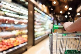 Supermercado en una imagen de archivo.