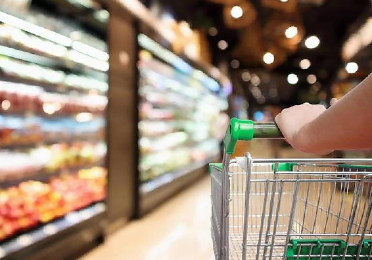 Supermercado en una imagen de archivo.