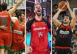 Camisetas históricas del Covirán Granada.